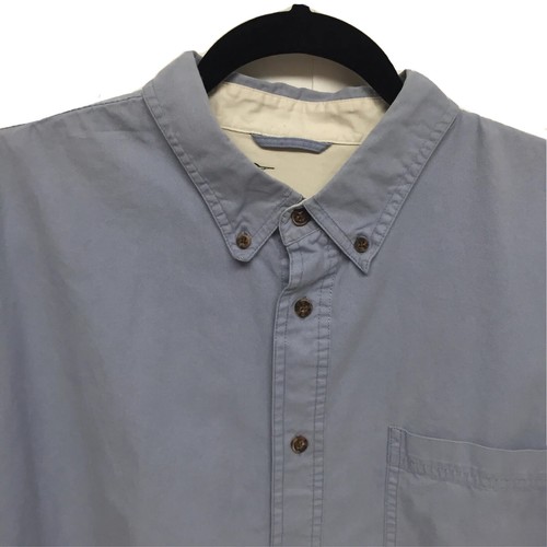 Reel Legends Solid Blue/Gray Button Down Shirt. Size L 100% Cotton.Attractive - Picture 2 of 5