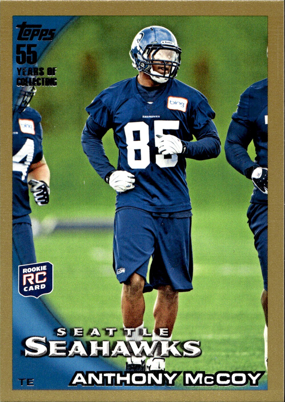 2010 Topps #314 Anthony McCoy /2010 Gold Near mint or better