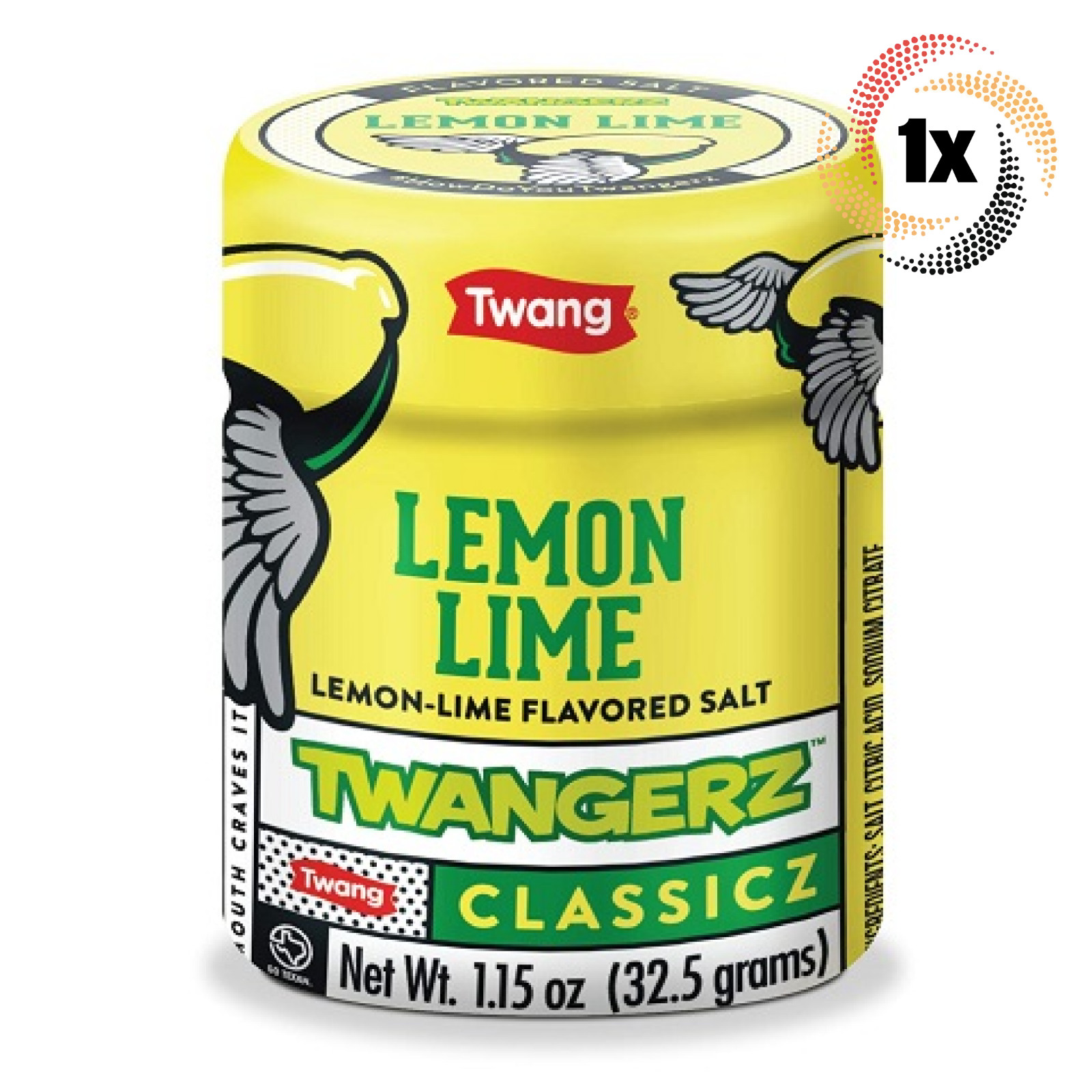 1x Шейкер Twang Twangerz Classicz посыпанный солью со вкусом лимона и лайма 115 унции 2090₽