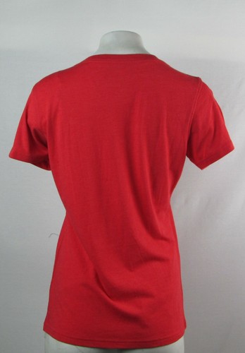 Boston Red Sox MLB G-III Red V-neck Short Sleeve Women T-shirt - Picture 4 of 5