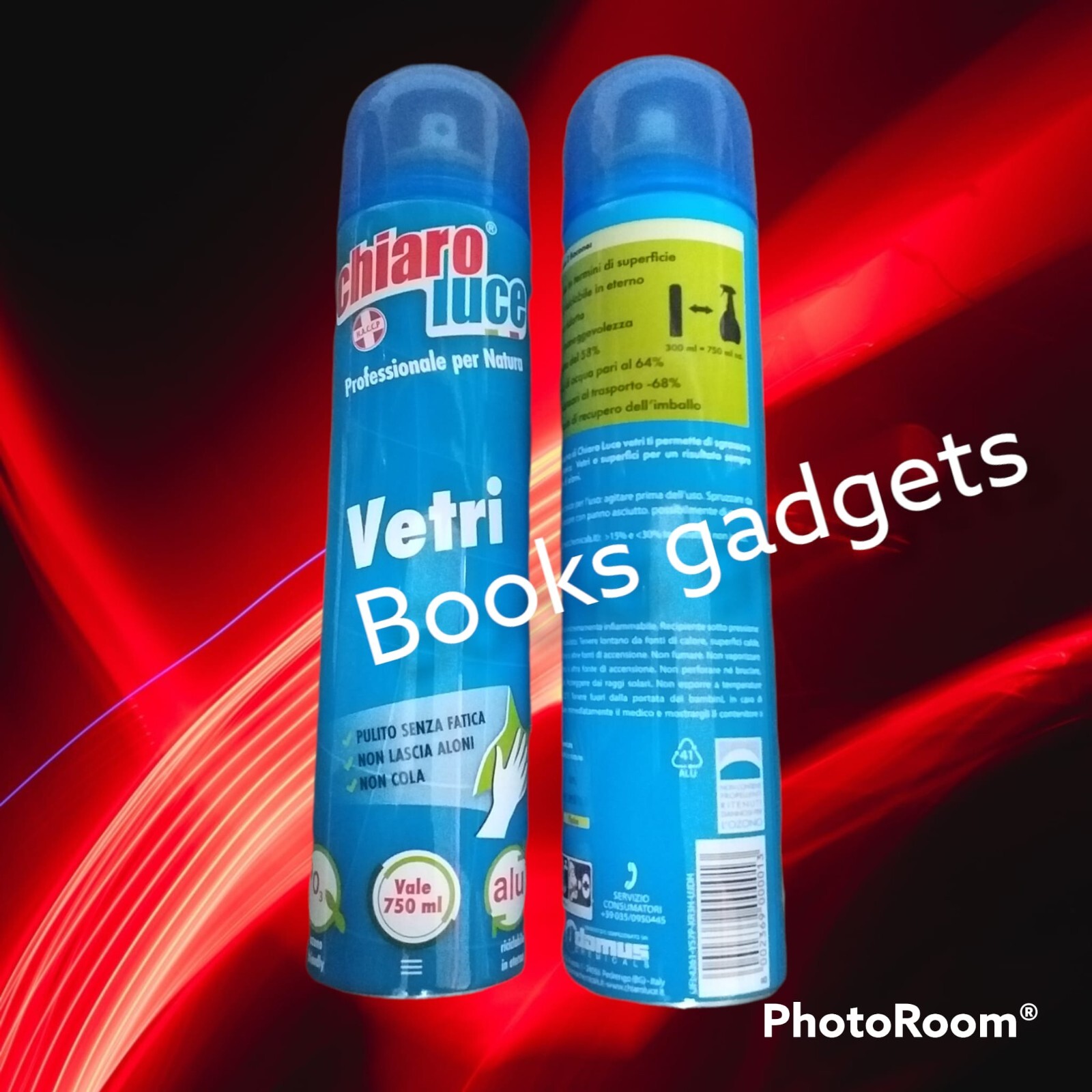 6 PZ CHIARO LUCE ACCIAIO SGRASSA E LUCIDA SENZA GRAFFIARE 300ML - Immagine 2