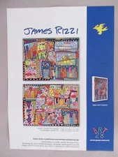 James Rizzi Art Gallery Exhibit PRINT AD -- 2007