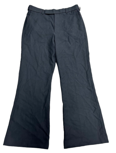 Mens Royal Navy Class II Black Bell Bottomed Uniform Trousers Military Sailor UK - Picture 1 of 2