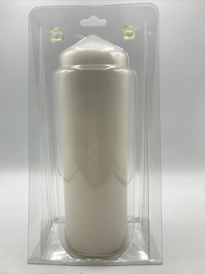 Hortense B. Hewitt Vela Unidad Blanca Accesorios Boda 9.5" Pilar Sólido Nuevo Foto 2 de 4