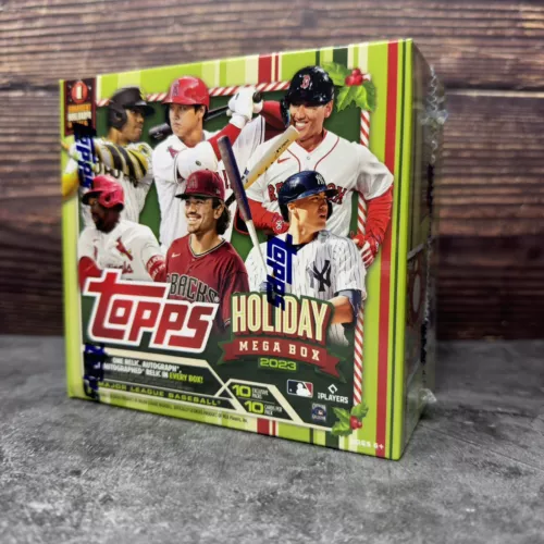 NEW, Sealed 2023 Topps Holiday Baseball Mega Box! ~IN HAND~FAST FREE SHIPPING~