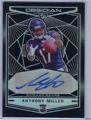 2018 Panini Obsidian - Rookie Autographs #RKA-AM Anthony Miller /100 (AU, RC)