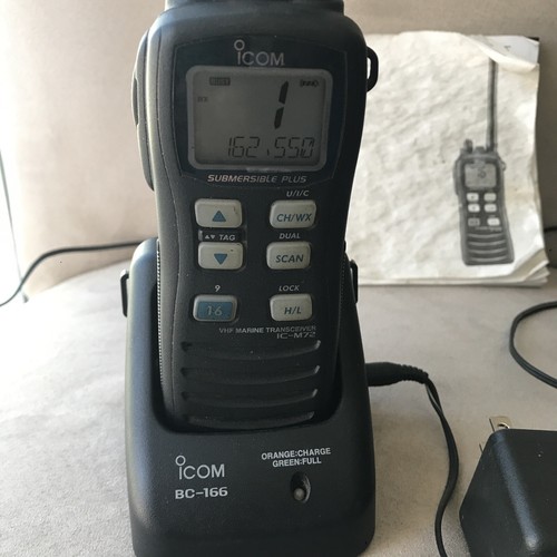 Marine Transceiver ICOM IC-M72 VHF Radio,tested And Working - Zdjęcie 2 z 11