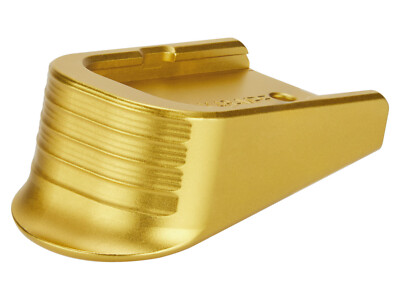 NDZ Glock 43X 48 Magazine Base Plate Extension Aluminum Gold