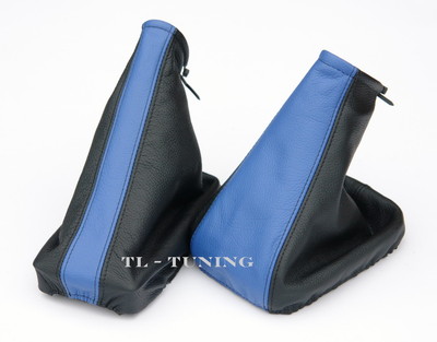Schaltsack + Handbremssack passend für OPEL TIGRA TwinTop Bj. 04-10 Blau-Schwarz