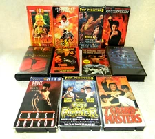 Lot Of 11 Martial Arts Movies ~ VHS ~ Kung Fu Fighting ~ Good Condition