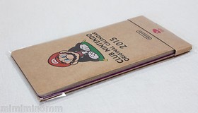 Super Mario Bros. Club Nintendo Desk top Calendar 2015 JAPAN NES FAMICOM