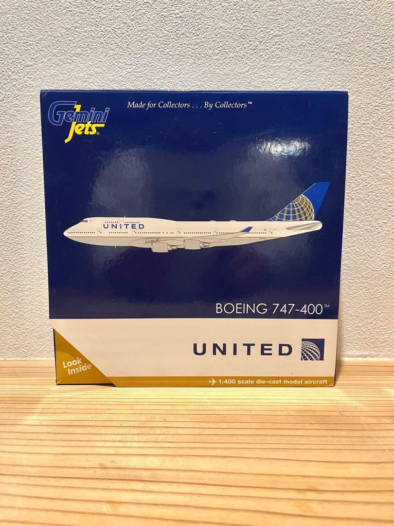 Gemini 1/400 UNITED BOEING 747-400航空機 Gemini Jets 1/400 United Boeing 747-400 Aircraft | eBay