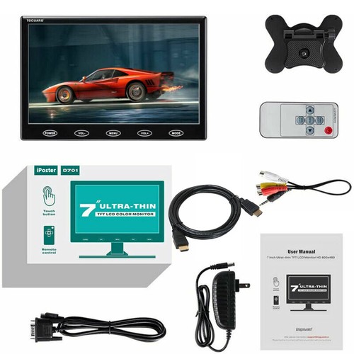 4G MDVR 7" Monitor Rear View Backup Camera 2TB HDD For Truck Rvs Remote APP /PC - Picture 12 of 15
