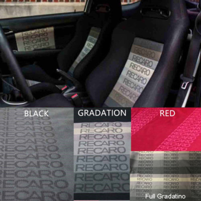 JDM RECARO Fabric Cloth For Car Seat Cover Door Panel Headliner Armrest Decor 