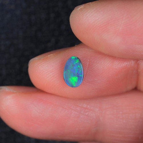 0,55 TCW Lightning Ridge opale nero naturale opale KucinaOpals + VIDEO - Foto 10 di 11