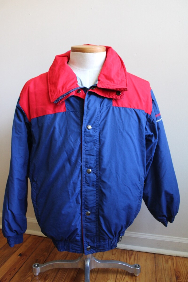 Vtg Powderline M Blue Red Colorblock Gore-Tex Z-Liner Ski Vtg Powderline M Blue Red Colorblock Gore-Tex Z-Liner Ski