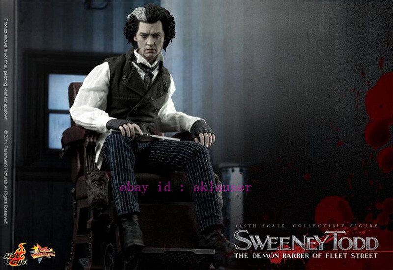 Hot toys 1/6 Mms149 Sweeney Todd: The Demon Barber Of Fleet Street