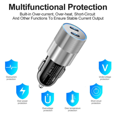 Cigarette Lighter Car Charger For Iphone Xr Car Charger, Fast