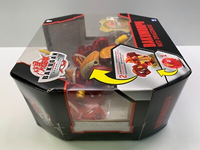 Bakugan Gundalian Invaders - Bakumorph Neo Dragonoid Rosso - Giocattolo Che Si Apre - 4