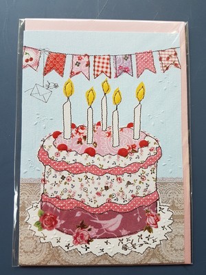 Neuf Carte Anniversaire Enveloppe 10 Cartes Achetees Port Gratuit Gateau Ebay