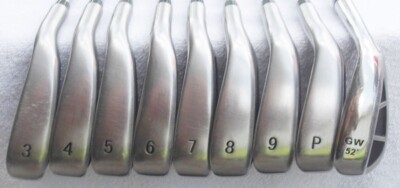 WARRIOR GOLF DCP GROOVES IRONS 3-9, PW, GW 52* - STEEL SHAFT - WARRIOR GRIP