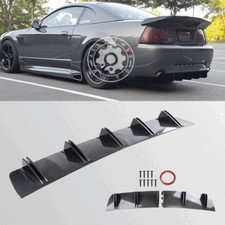 For Ford Mustang 99-04 Rear Diffuser Shark 5 Fins Bumper Lip Splitter Spoiler Ab