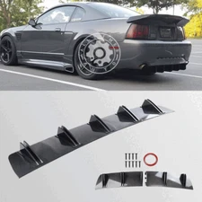 For Ford Mustang 99-04 Rear Diffuser Shark 5 Fins Bumper Lip Splitter Spoiler AB