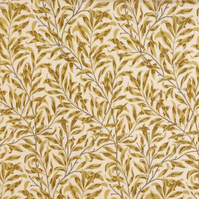CRAFTY FABRICS William Morris Fabric - Willow Bough - Ochre Yellow - Floral Craft Fabric