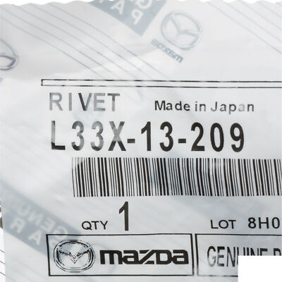 Mazda L33X13209 Genuine OEM Splash Shield Rivet for sale online | eBay