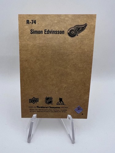 Simon Edvinsson - 2023-24 Parkhurst Champions '52 Retros Mini #R-74 Red Wings - Picture 2 of 2