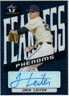 2021 LEAF VALIANT FEARLESS PHENOMS JACK LEITER AUTO NAVY BLUE RC 55/75 RANGERS