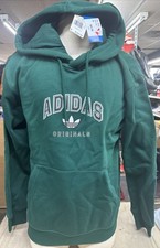 Adidas Orioginal Collegiate Men's Hooded Sweratshirt Green Large KD7521 NWT