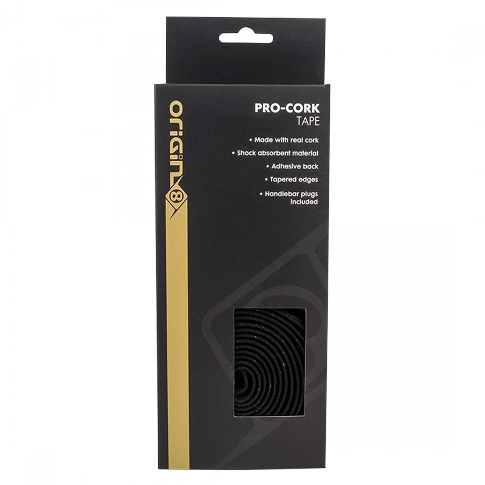 Origin8 Pro Cork Handlebar Tape - Shock-Absorbent EVA & Real Cork 2100mm - Image 2 of 2