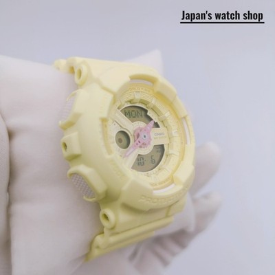 CASIO Baby-G BA-110AH-9AJF Yellow Accent Analog Digital Women's