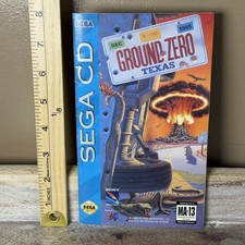 Ground Zero Texas (Sega CD, 1993) Game Discs And Artwork Tested, No Manual 