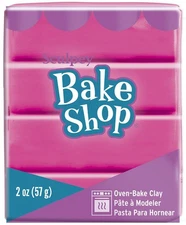 Sculpey Bake Shop Oven-Bake Clay 2oz-Pink - 5 Pack