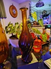 Murano Art Glass Vintage Italian Bottle MCM