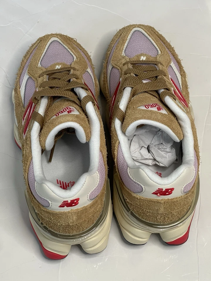 New Balance 9060 Great Plains True Red Grade School GC9060VD Talla 5 EE. UU. Foto 4 de 4