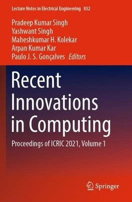 Recent Innovations in Computing - 9789811682506