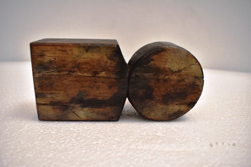 Antico set scrivania calamaio in legno portapenne vassoio legno abete asiatico raro "R - Foto 12 di 16