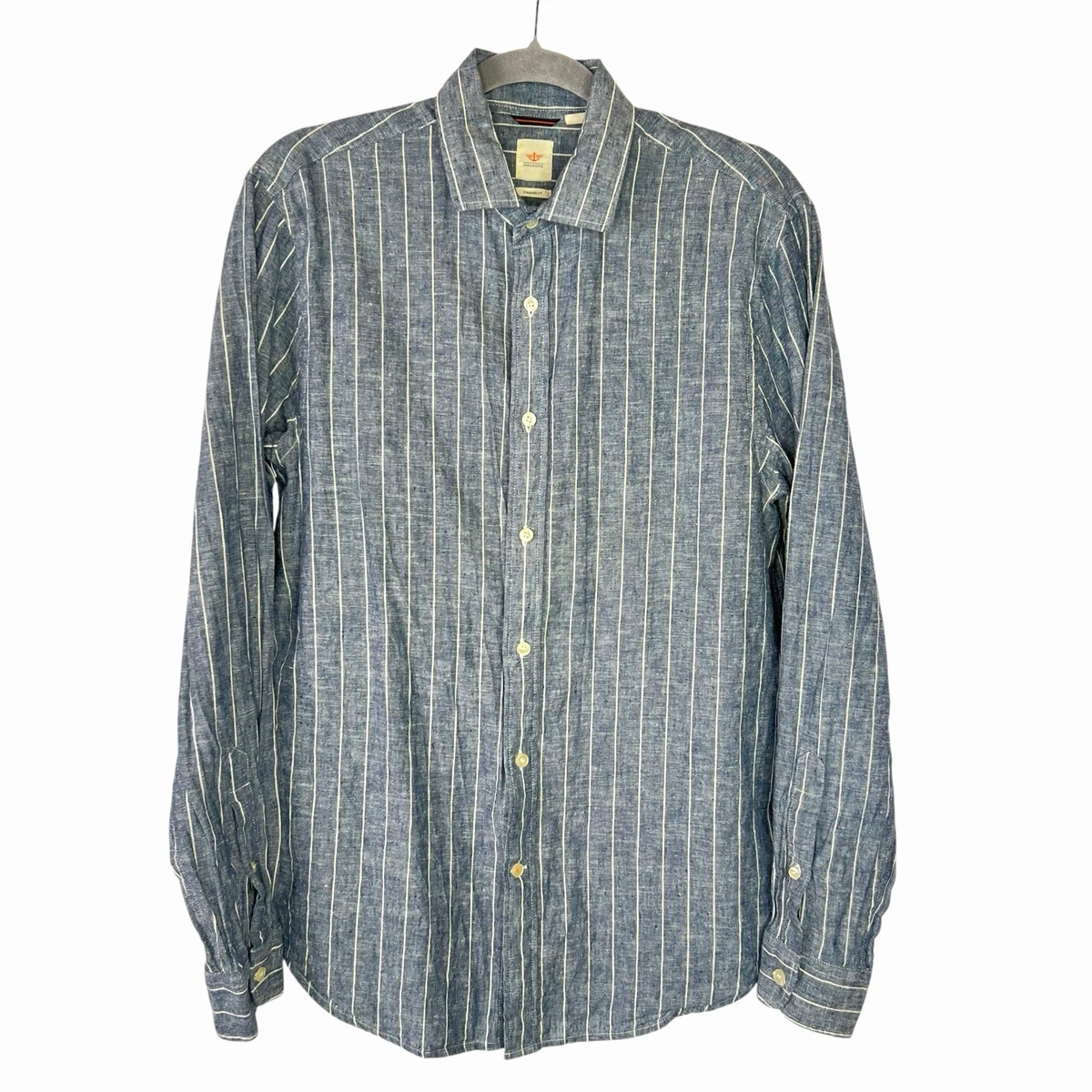 DOCKERS Linen Casual Button-Down Shirts for Men for sale | eBay