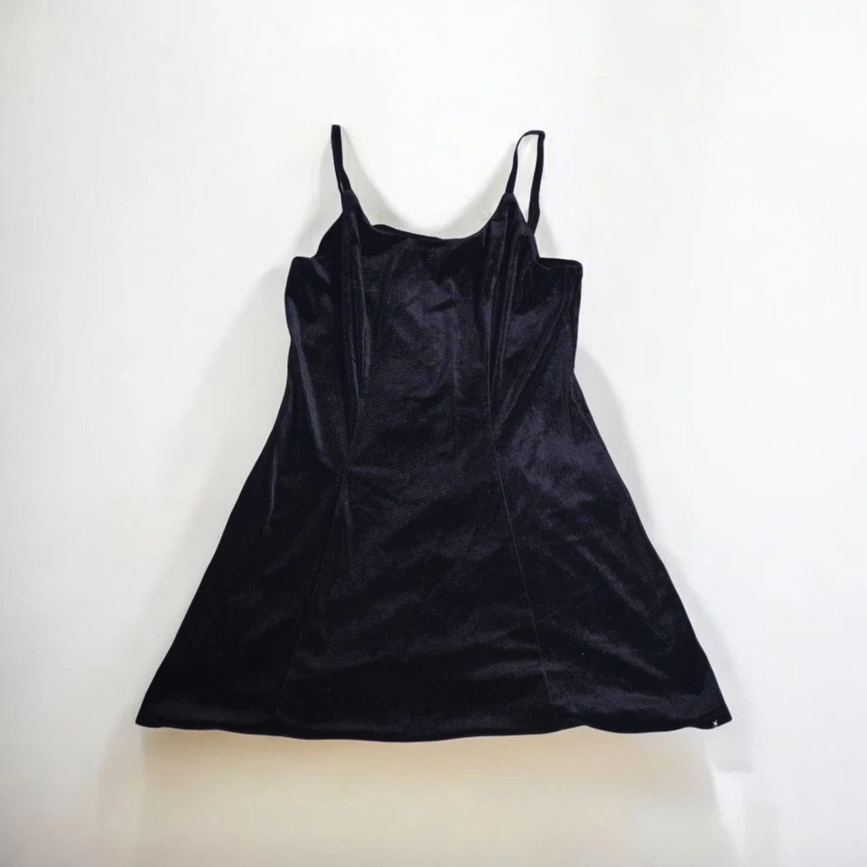 Lily Rose 女式迷你黑色连衣裙天鹅绒大号派对/俱乐部/鸡尾酒礼服 — 第 3/4 张图片