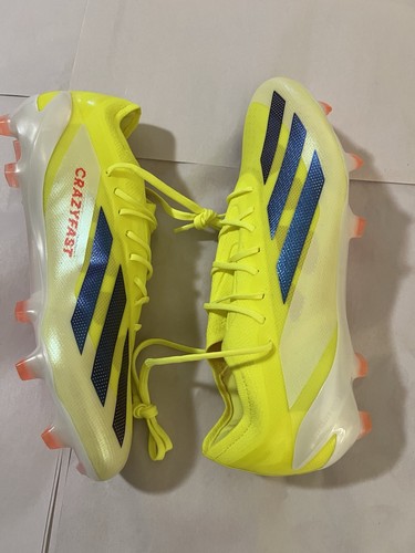 Botines de fútbol Adidas X Crazyfast Elite FG amarillo solar para hombre talla 9 IE2376 $260 - Imagen 4 de 8