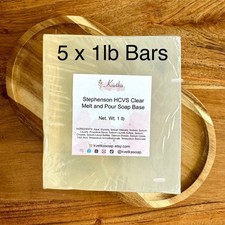 Clear Melt and Pour Soap Base 5 lb   Bulk Soap Making Base