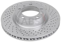 2X Bremsscheibe Vorne Rechts Abs 18411 FüR Porsche