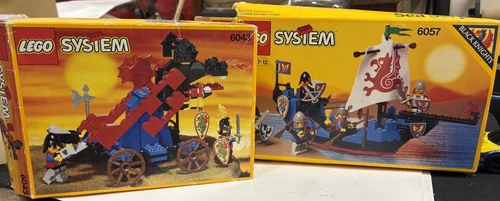 MSH- LEGO Castle: Sea Serpent 6057 Black Knights Vintage 1992 + 6043