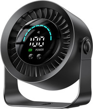 Portable Desk Fan, 100 Speeds, 360° Rotation, USB Rechargeable