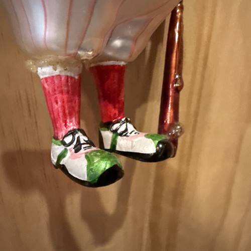 Blown Glass Santa Baseball Player NWT Ashland - Picture 5 of 8