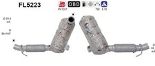 AS DPF Rußpartikelfilter Dieselpartikelfilter FL5223 Cordierit für BMW 2er F45