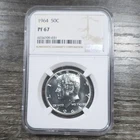 1964 Kennedy Half Dollar 50C NGC PF 67 Proof Philadelphia Silver KM#202a